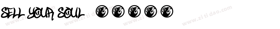 Sell Your Soul字体转换